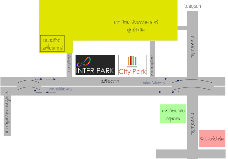 City Park Thammasat Map
